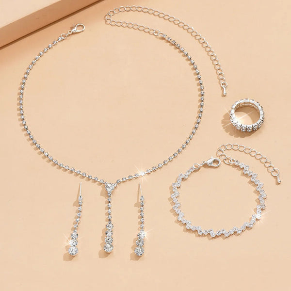 5-Piece Women's Minimalist Claw Chain Jewelry Se