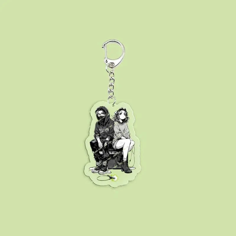 Aya Mitsuki Keychain for Accessories Bag Acrylic Matching tgswiiwagaa Key Chain KeyRing Pendant Chains Fans Gifts