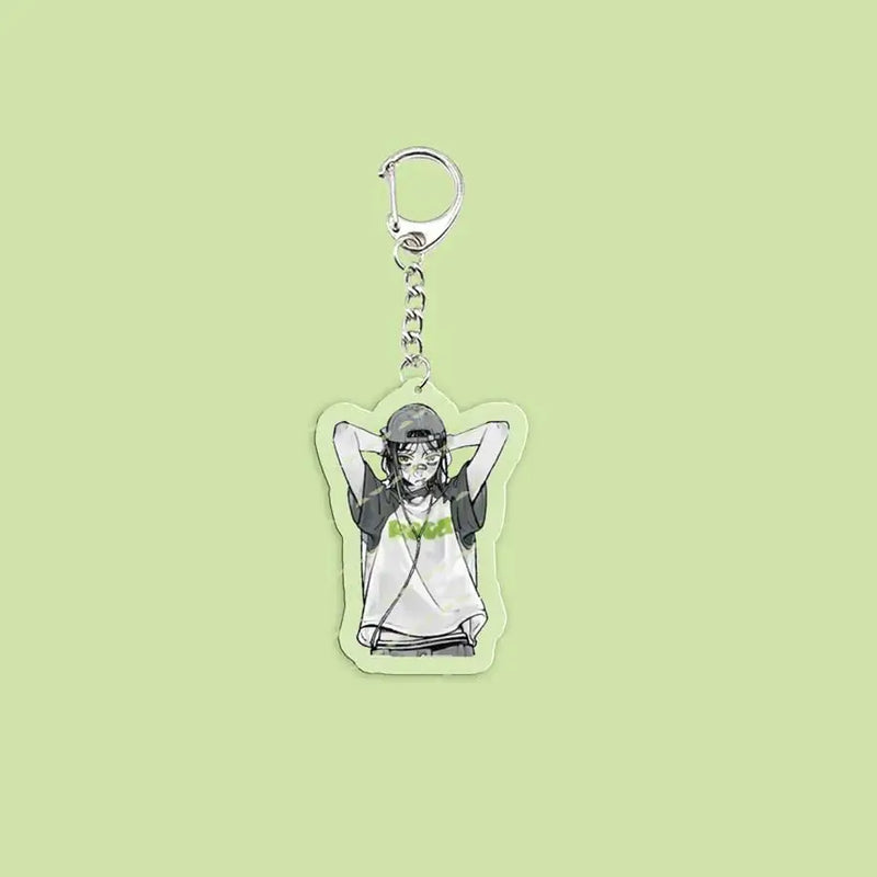Aya Mitsuki Keychain for Accessories Bag Acrylic Matching tgswiiwagaa Key Chain KeyRing Pendant Chains Fans Gifts