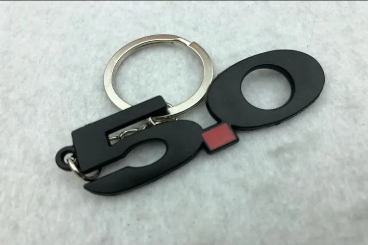 5.0 Keychain For Ford Mustang Shelby GT500 Car Keys Keychains Accessories Key Pendant Keycase Key Ring