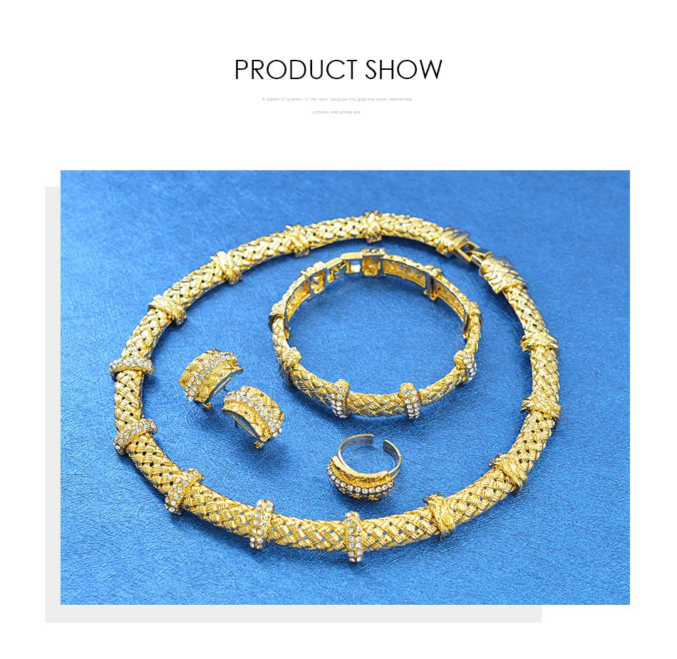 Complete Bridal Jewelry Set for Women – Wedding Party Accessories