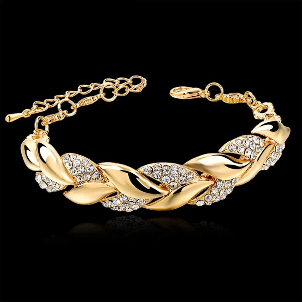 Sterling Silver Bracelet – Trendy Crystal Statement Jewelry for Women