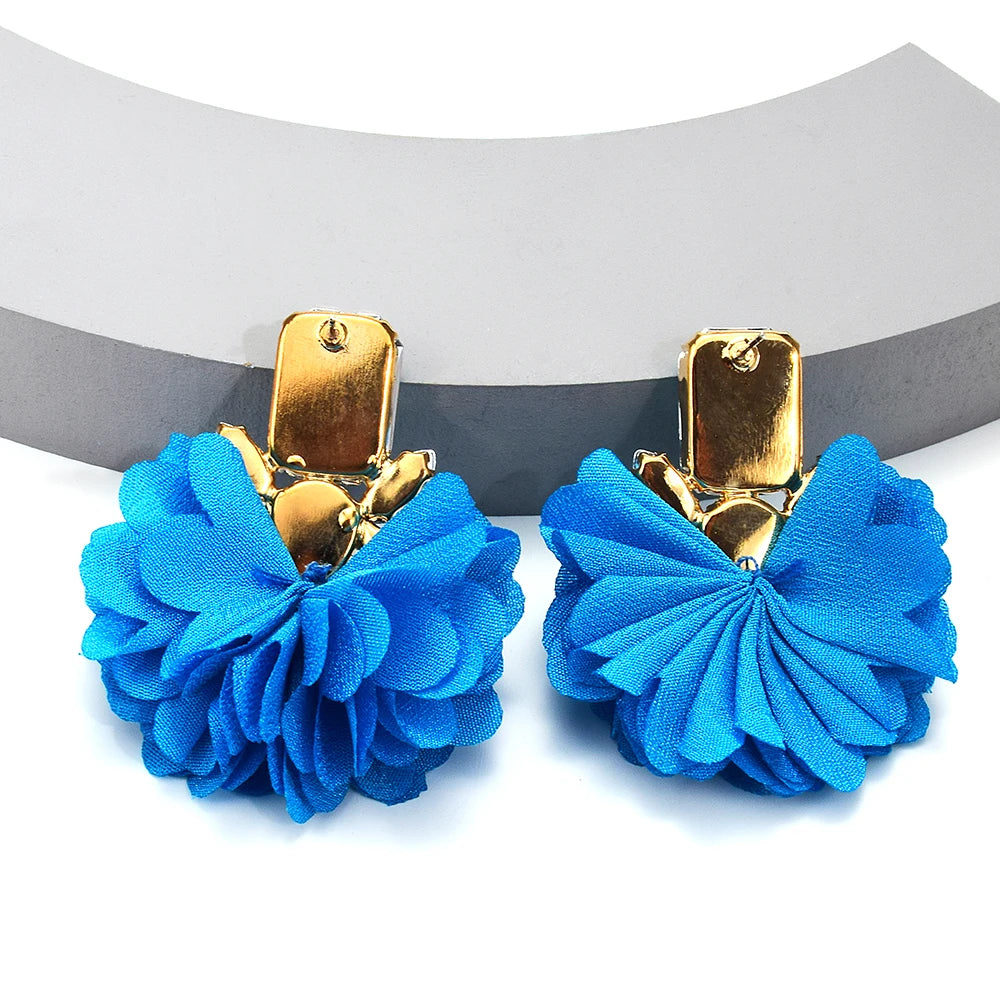 Crystal Lace Earrings – Handmade Vintage Boho Statement Jewelry