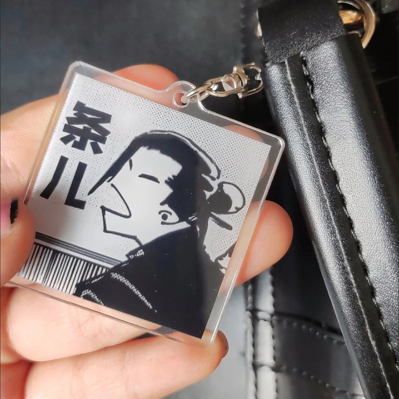 Anime Satoru Gojo Geto Suguru Key Chain Cute Bag Backpack Pendant Acrylic Couple Keychains Accessories ﻿