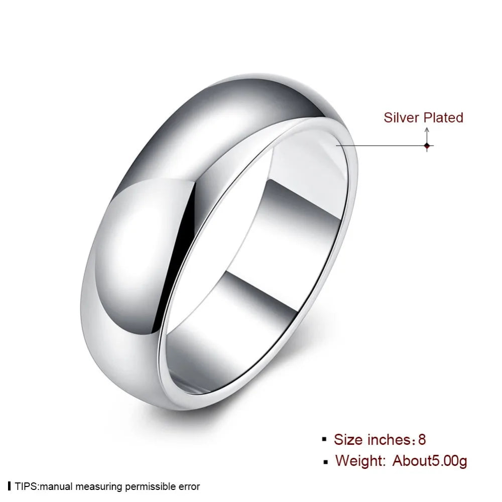 Sterling Silver Circle Ring – Party & Everyday Jewelry