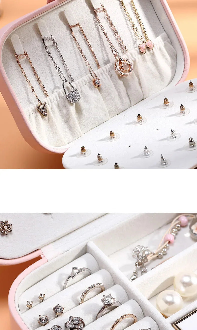 Versatile Jewelry Organizer – Necklace, Ring & Earring Gift Box