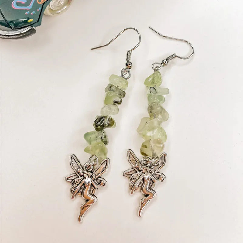 Celestial Crystal Earrings | Frog & Fairy Inspired Indie Jewelry