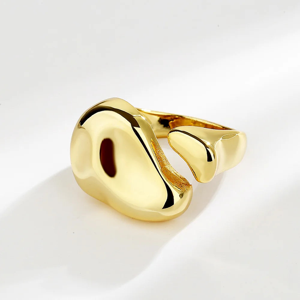 Trendy Adjustable Ring – Colorful Drip Glaze Retro Fashion Jewelry