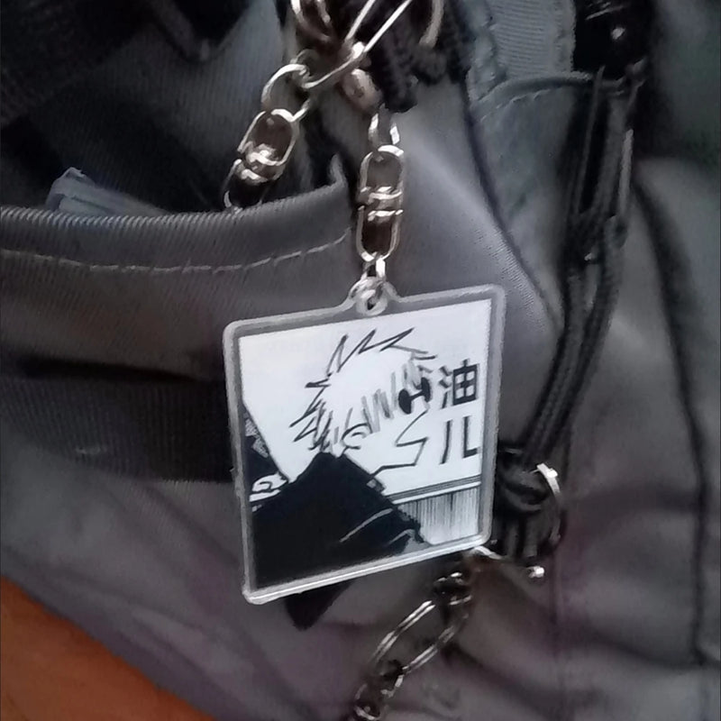 Anime Satoru Gojo Geto Suguru Key Chain Cute Bag Backpack Pendant Acrylic Couple Keychains Accessories ﻿