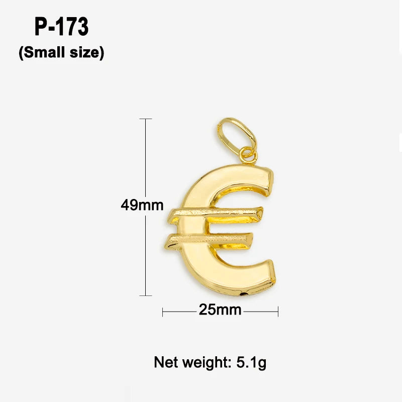 Euro Pattern Pendant Necklace – African Costume Jewelry for Women