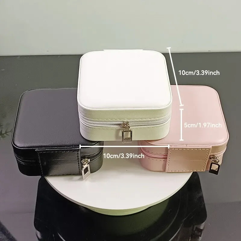 Jewelry Travel Case – Compact Organizer for Earrings, Rings & Necklaces