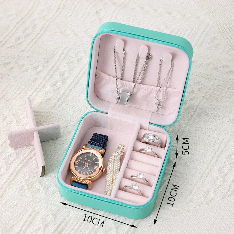 Versatile Jewelry Organizer – Necklace, Ring & Earring Gift Box