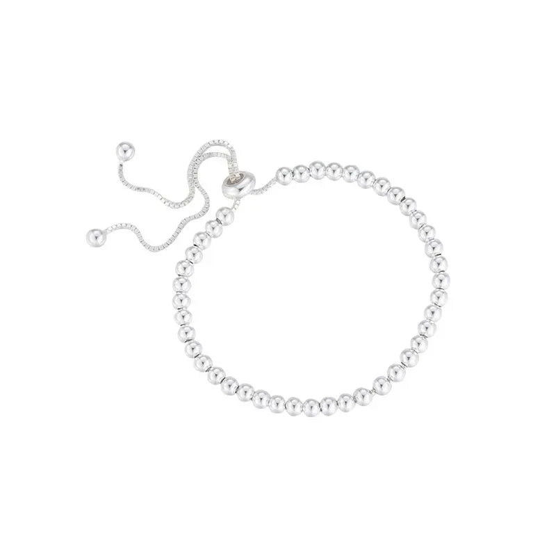 Unisex Sterling Silver Adjustable Bracelet – Elegant Handmade Jewelry