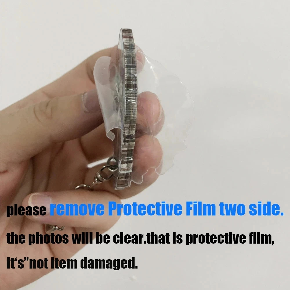 Acrylic Anime Keychain – Cute Gojo & Geto Pendant Accessory