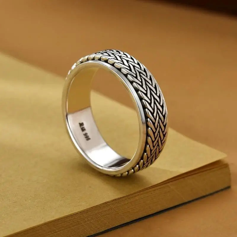 Calming Spinner Ring |Stress Relief Jewelry for Women & Men