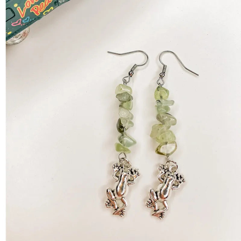 Celestial Crystal Earrings | Frog & Fairy Inspired Indie Jewelry