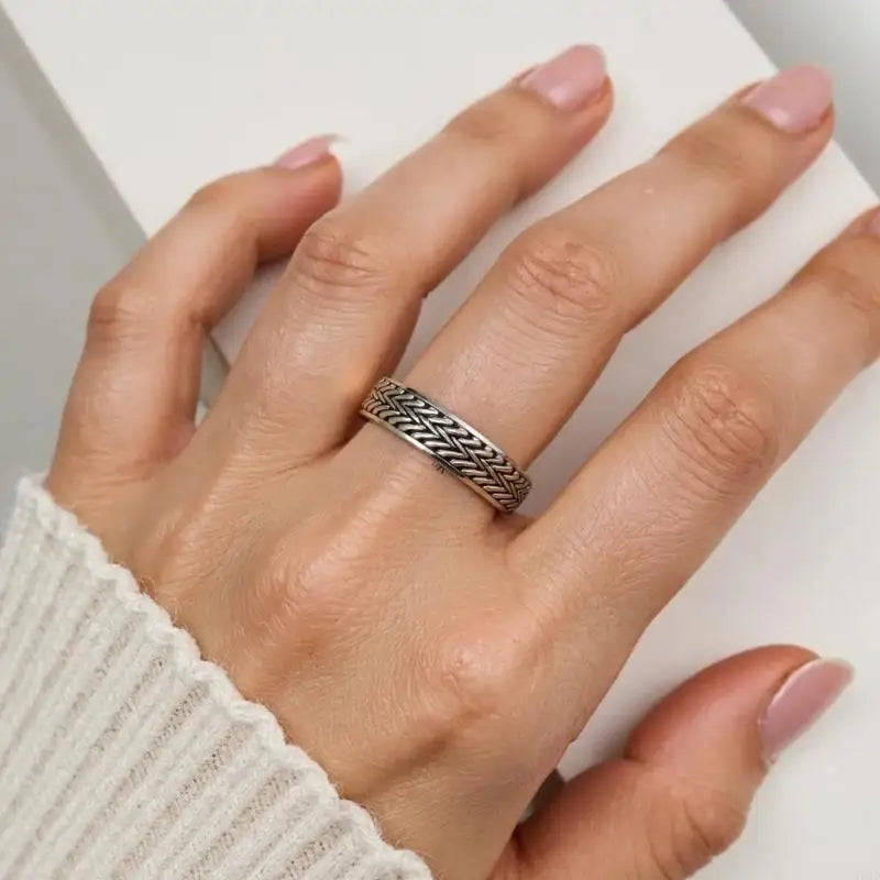 Calming Spinner Ring |Stress Relief Jewelry for Women & Men