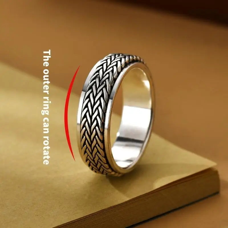 Calming Spinner Ring |Stress Relief Jewelry for Women & Men