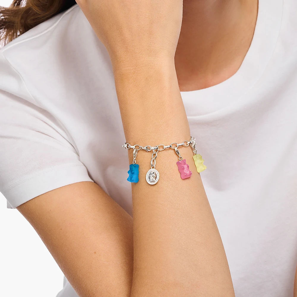 Trendy Bear Bracelet | 925 Silver Charm Jewelry Accessory