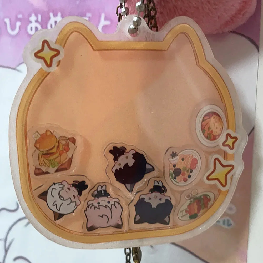 Anime Cosplay Keychain | Love and Deepspace Cat Acrylic Pendant Gift