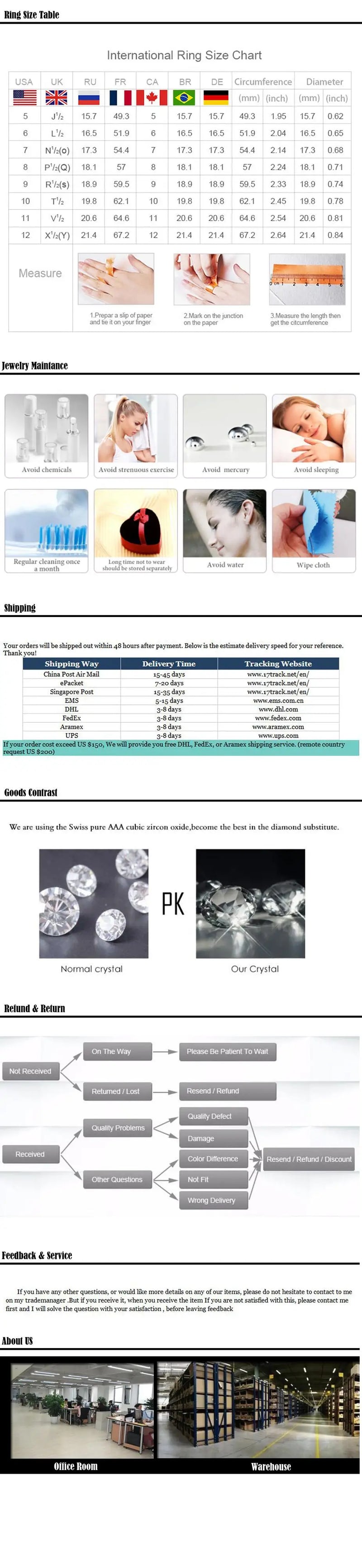 Real 100% 925 Sterling Silver Color Rainbow Cubic Zircon Rings For Women Wedding Lovely Engagement Proposal Ring Accessory